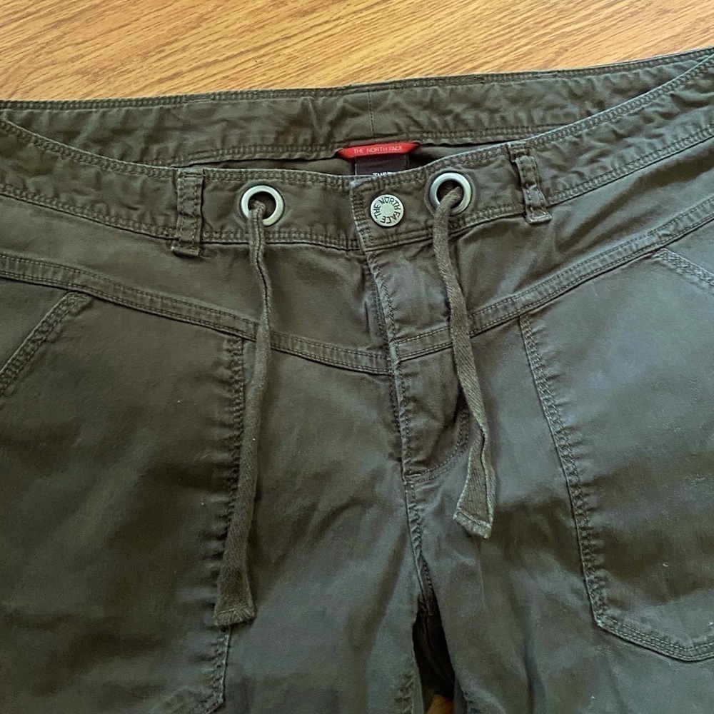 The North Face Womens Olive Green Shorts - Picture 6 of 8